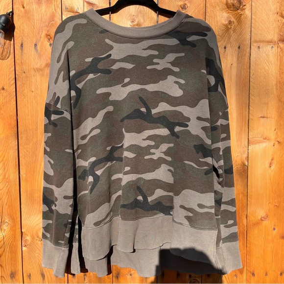 Time and Tru | Tops | Time And Tru Camo Sweatshirt | Poshmark